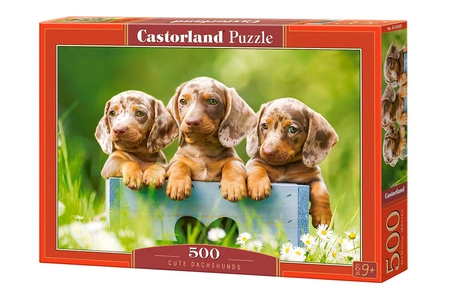 Puzzle 500 Urocze jamniki B-53605