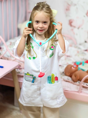 WOOPIE Zestaw Mały Lekarza Doktor w Walizce + 19 Akc.