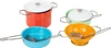 Kolorowy zestaw garnków z akcesoriami 11751-Small Foot, kuchnie dla dzieci