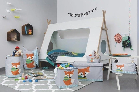 Lassig Skrzynia zamykana na zabawki Little Tree Lis