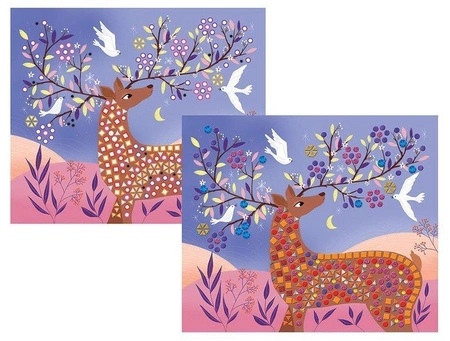 Zestaw kreatywny Mozaika Fantastyczne stworzenia 7+, Janod