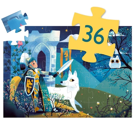 Puzzle tekturowe RYCERZ 36 el.DJ07237