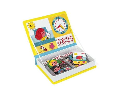 Magnetyczna układanka Uczę się zegarka Magnetibook, Janod