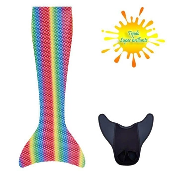 Syreni ogon - monopłetwa do pływania + bikini Hawai "S"
