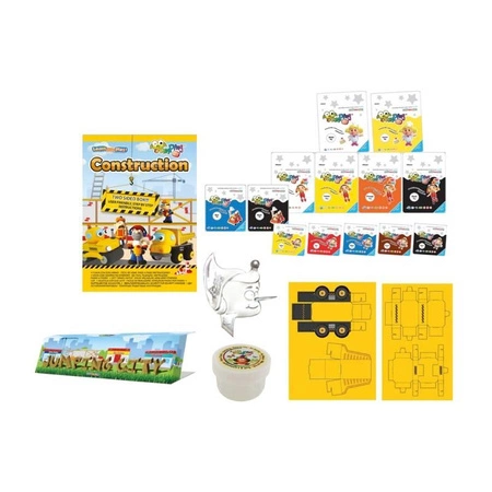 Jumping Clay | Zestaw kreatywny Miasto - Budowa