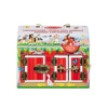 Urocza drewniana stodoła z zamkami i kłódkami 12564-Melissa & Doug, zabawki rozwojowe