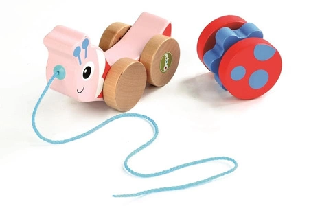 Oops Zabawka do Ciągnięcia Biedronka 12M+