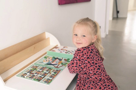 Scratch, magnetyczna układanka - kształty i kolory Sowa