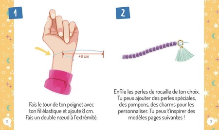 Auzou Zestaw błyszczących bransoletek DIY 12008
