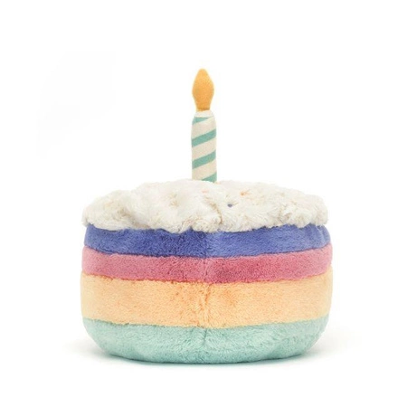 JellyCat - Urodzinowy Torcik Tęczowy 18 cm