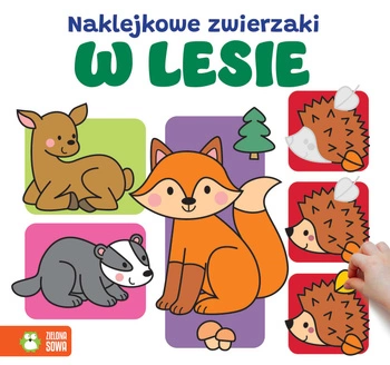 W lesie. Naklejkowe zwierzaki