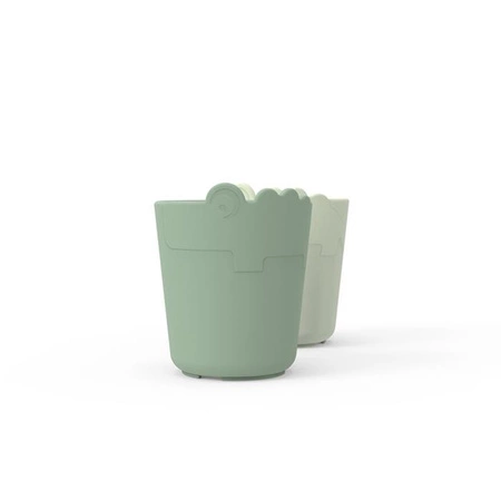 Done by Deer Kubek dla Dziecka Kiddish Croco Green 2szt.