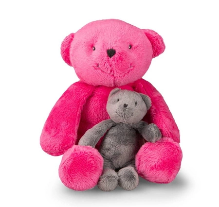 Maskotka miś różowy 30 cm 881048