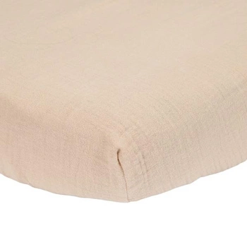 Little Dutch Prześcieradło muślinowe 70x140/150 cm Beige TE10523024