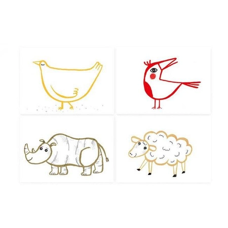 Zeszyt - kolorowanka - wyklejanka do kreatywnej zabawy, Art&Stickers | Londji®