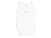 Body bambusowe bez rękawów Białe 18-24m BAMBOOM