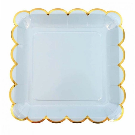 Talerze urodzinowe niebiesko-złote, Jabadabado