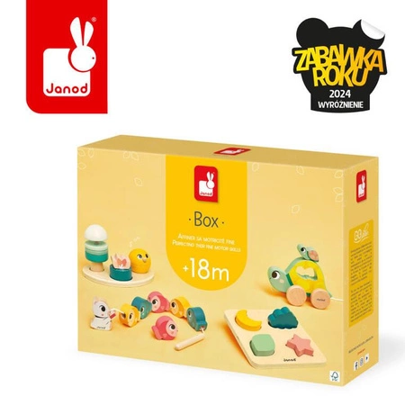 Zestaw zabawek edukacyjnych Box 18 m-cy, Janod