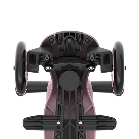 Zestaw SCOOTANDRIDE Highwaykick 1 Push and Go 2w1 Jeździk i hulajnoga z rączką do prowadzenia 1-5 lat Wildberry + Kask XXS