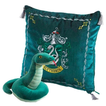 Harry Potter zestaw: poduszka plus maskotka - Slytherin