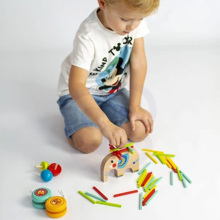 TOOKY TOY Zestaw Gier Zręcznościowych Bierki Bączek JoJo Słonik 46 el.