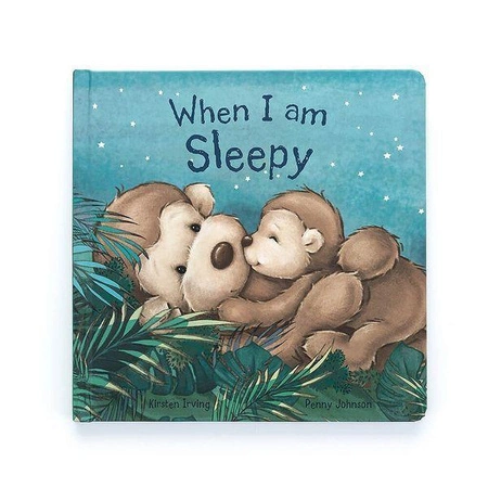 JellyCat „When I Am Sleepy” Książeczka dla Dzieci