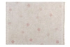 Lorena Canals Dywan bawełniany Hippy Dots Natural Vintage Nude 120 x 160 cm