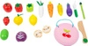 Drewniane warzywa i owoce do krojenia na rzepy Mix 11224-Small Foot, zabawki kuchenne dla dzieci