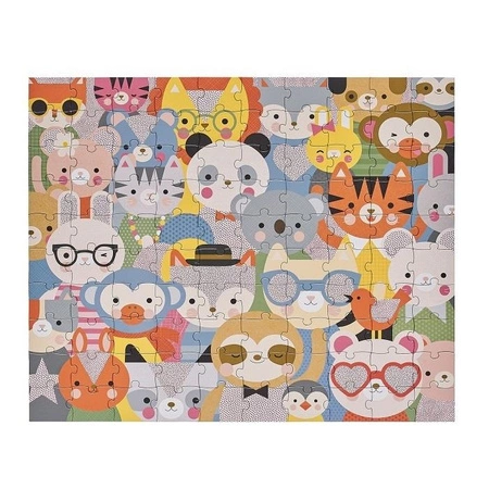 Petit Collage Puzzle Ukryte Obrazki Animal