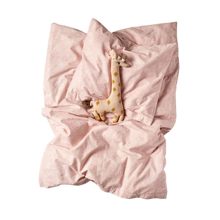 LEANDER - pościel niemowlęca Meadow, 70x100 cm, róż