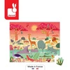 Puzzle w walizce Rezerwat zwierząt 54 elementy 5+ Made in France, Janod