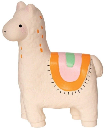 Owocowy gumowy gryzak dla dzieci Lama Lili 218120-Manhattan Toy, zabawki dla niemowląt