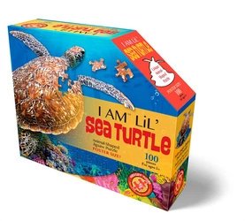 MADD CAPP,  Puzzle konturowe I AM LIL' - Żółw 100 elem.