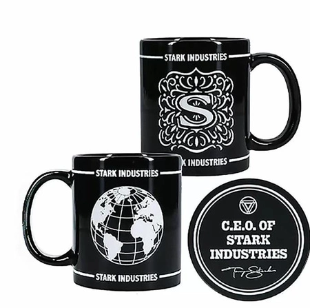 Stark Industries Mug and Coaster / Zestaw prezentowy Stark: kubek plus podkładka