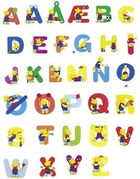 Głoska "AE", 60831-Goki, nauka literek dla dzieci, alfabet