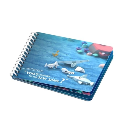 Halftoys Magnetyczna Składana Ryba Piła z Książeczką