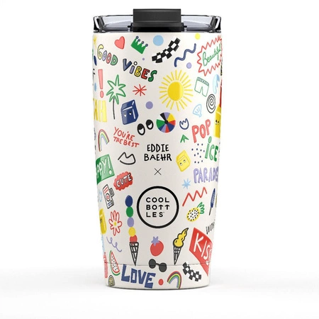 Cool Bottles Kubek termiczny 550 ml Triple cool Xclusive Good Vibes