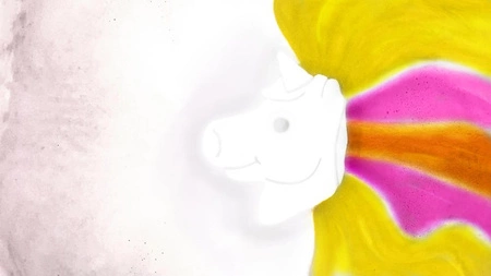 Jednorożec do kąpieli zmieniający kolor wody, Rainbow Baff Bombz, 3+, Zimpli Kids