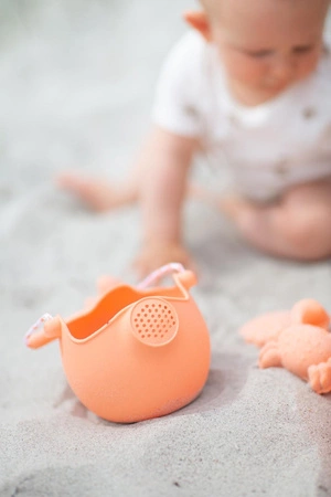 Silikonowe Wiaderko Konewka Scrunch - Koralowy