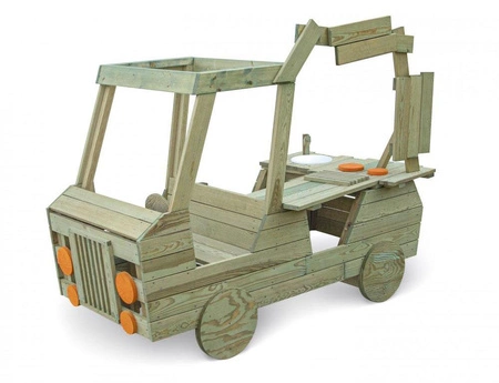 Outdoor drewniany Food Truck dla dzieci 10045 Erzi samochód kuchnia sklep