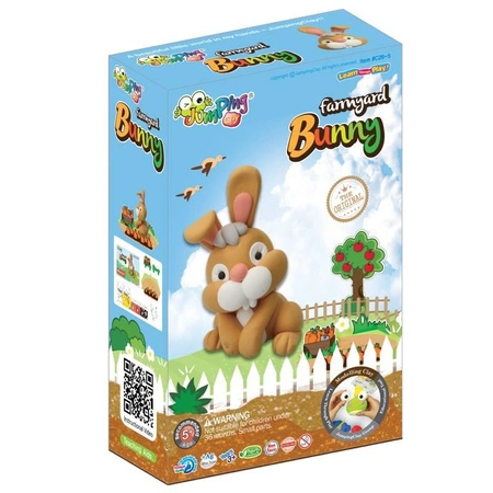 Jumping Clay | Zestaw kreatywny Farma - Królik