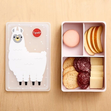 3 Sprouts Lunchbox Premium Silikon Lama Pink