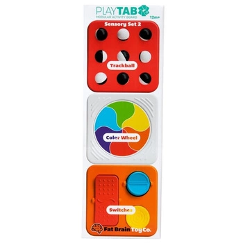 Fat Brain Toy Zabawka Sensoryczna PlayTab Zestaw 2
