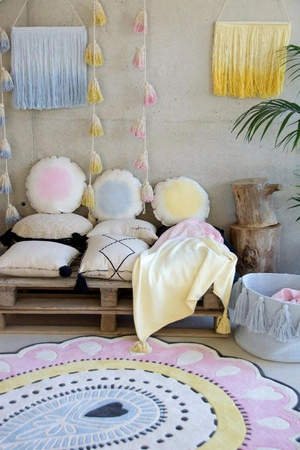 Lorena Canals Girlanda Pom Pom Tie-Dye Pink