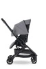 MINI by Easywalker Buggy TURN Kompaktowy wózek spacerowy z obrotowym siedziskiem 360° Soho Grey (z osłoną przeciwdeszczową w zestawie)