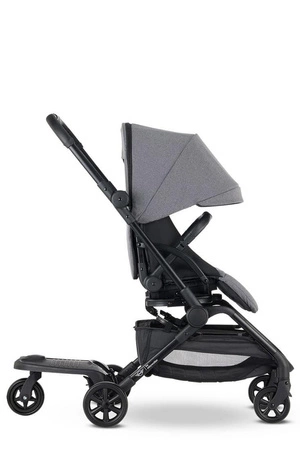 MINI by Easywalker Buggy TURN Kompaktowy wózek spacerowy z obrotowym siedziskiem 360° Soho Grey (z osłoną przeciwdeszczową w zestawie)