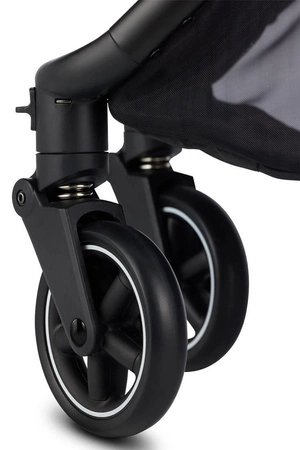 Easywalker Jackey Kompaktowy, samoskładający się wózek spacerowy z torbą transportową Pecan Brown