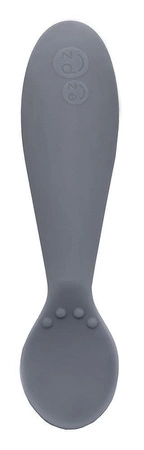 EZPZ Silikonowa łyżeczka Tiny Spoon 2 szt. szara