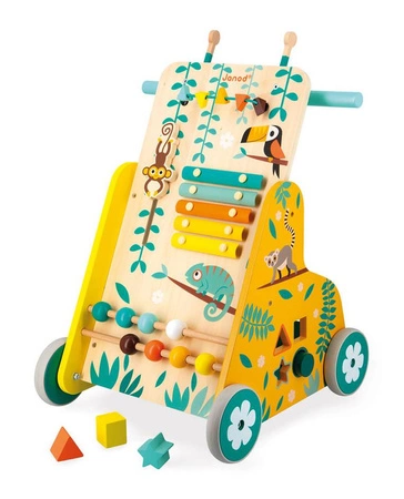 Wielofunkcyjny pchacz edukacyjny Tropik 12m+, Janod