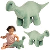 Pluszak Dinozaur Brontozaur Velveteen 159460-Manhattan Toy, maskotki dla dzieci